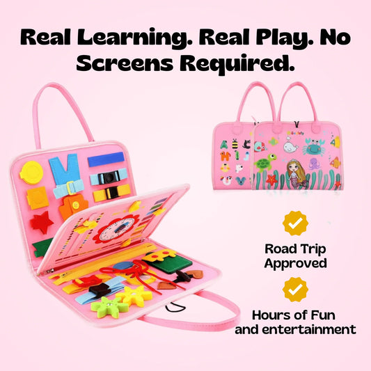 Brainibee™ Montessori Busy Board