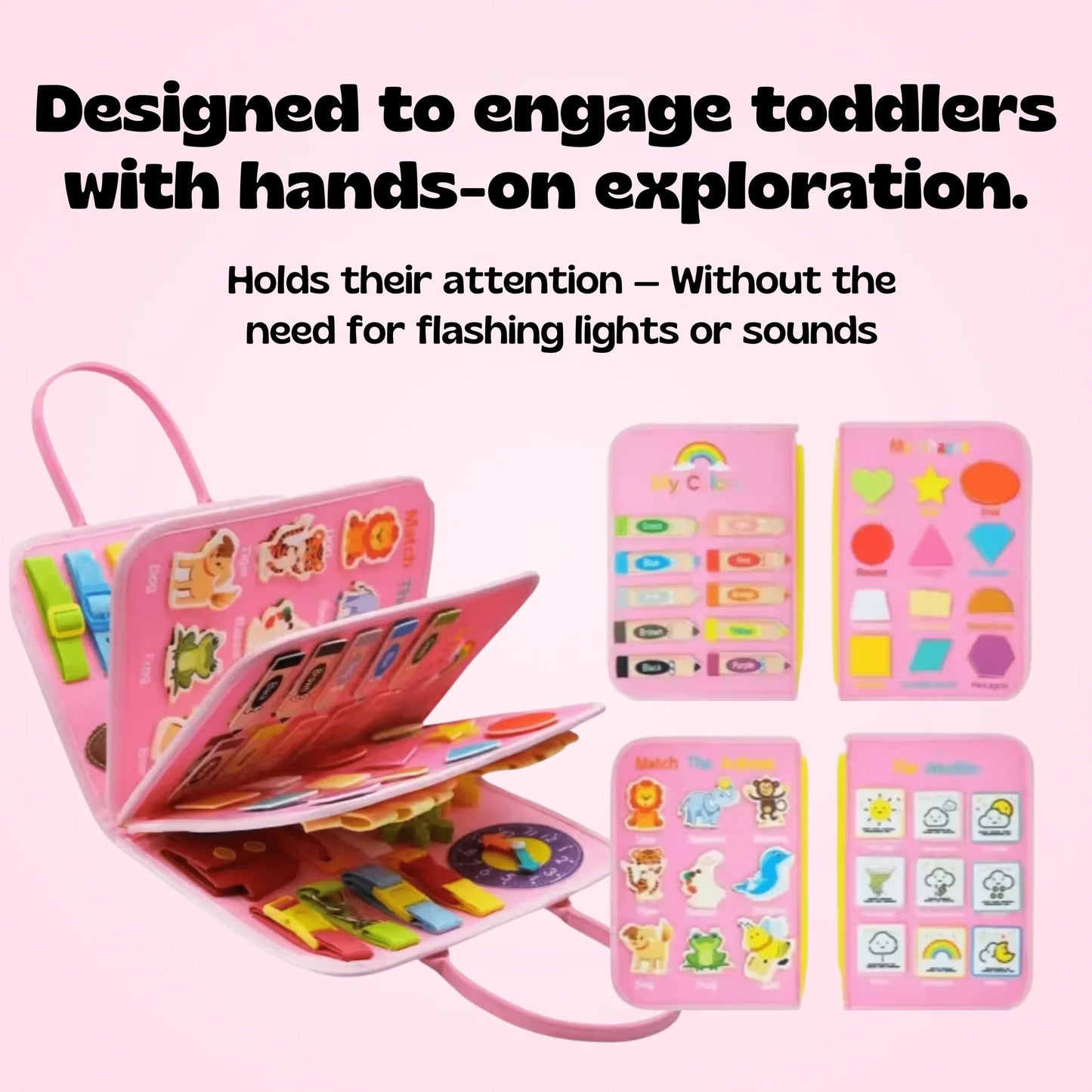 Brainibee™ Montessori Busy Board