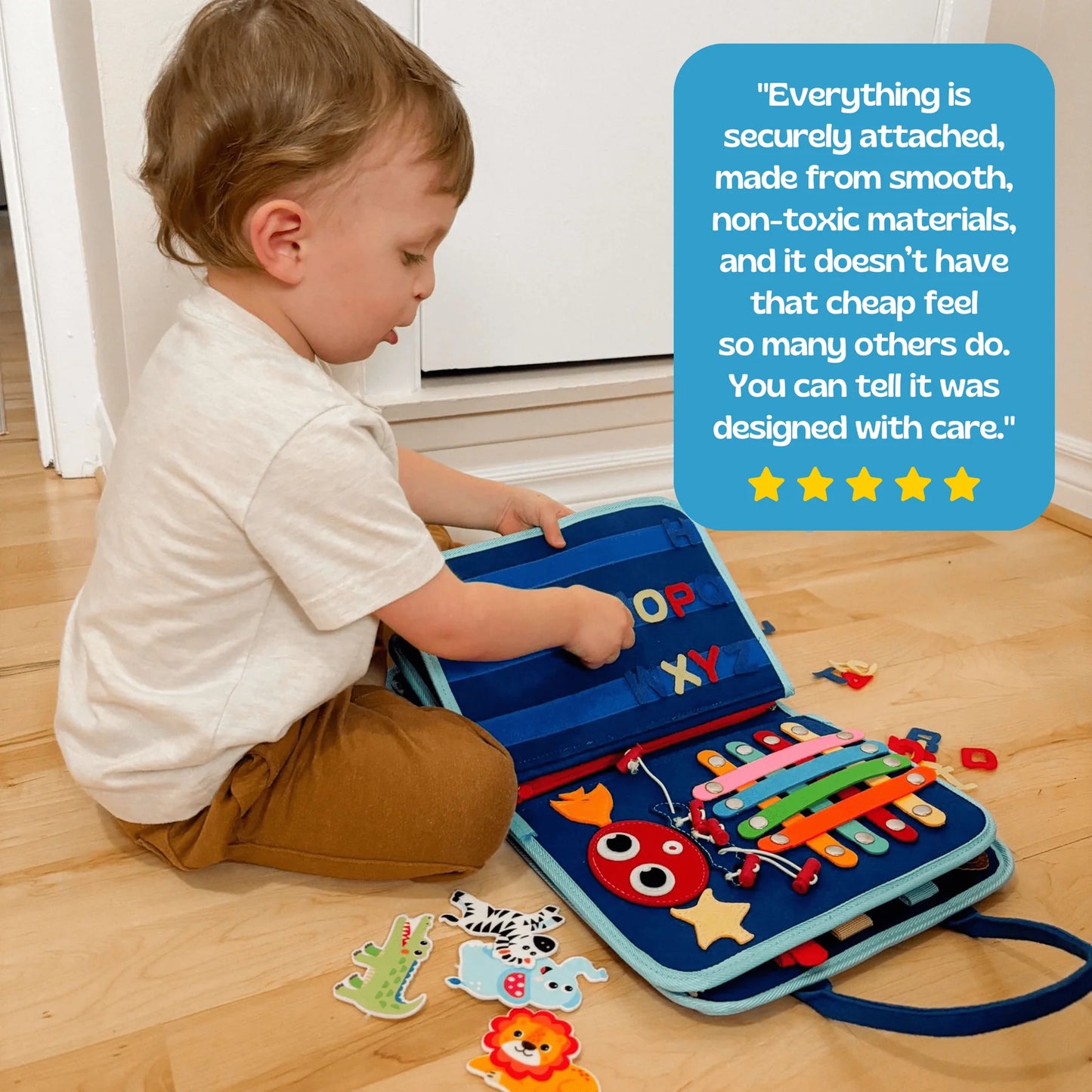Brainibee™ Montessori Busy Board