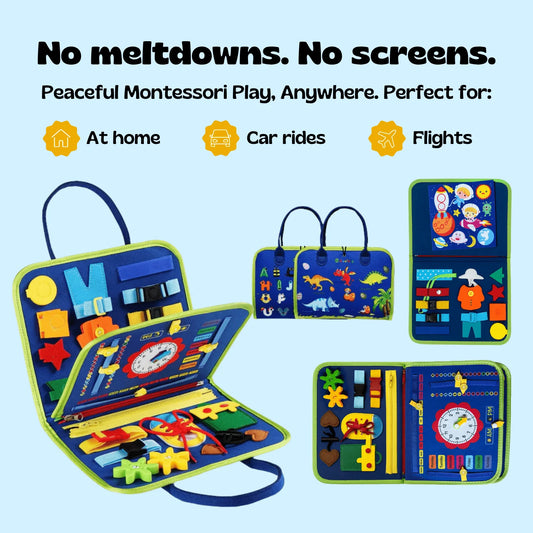 Brainibee™ Montessori Busy Board
